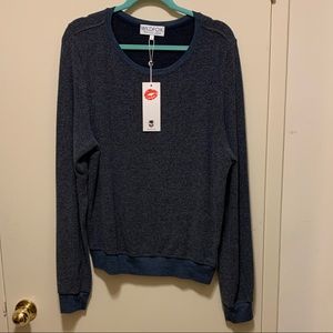 Large Wildfox long sleeve Crewneck Sweatshirt